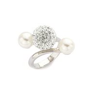 Anello Boccadamo Donna Perle in Argento Perla AN418 - AN418
